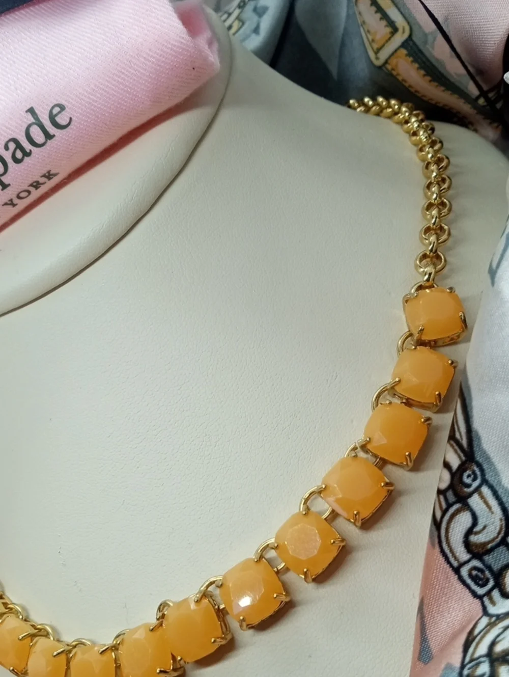 KATE SPADE SQUARES AWAY NECKLACE